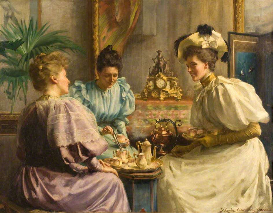 Five o'Clock Tea by David Comba Adamson (1859-1926), n.d.
(© Dundee Art Gallery and Museum)
