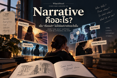 Narrative คืออะไร? แปลว่าอะไร และต่างจาก Storytelling อย่างไร Cover