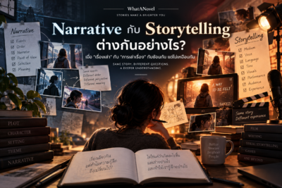 Narrative กับ Storytelling ต่างกันอย่างไร? เรื่องเล่ากับการเล่าเรื่องไม่ใช่คำเดียวกัน Cover